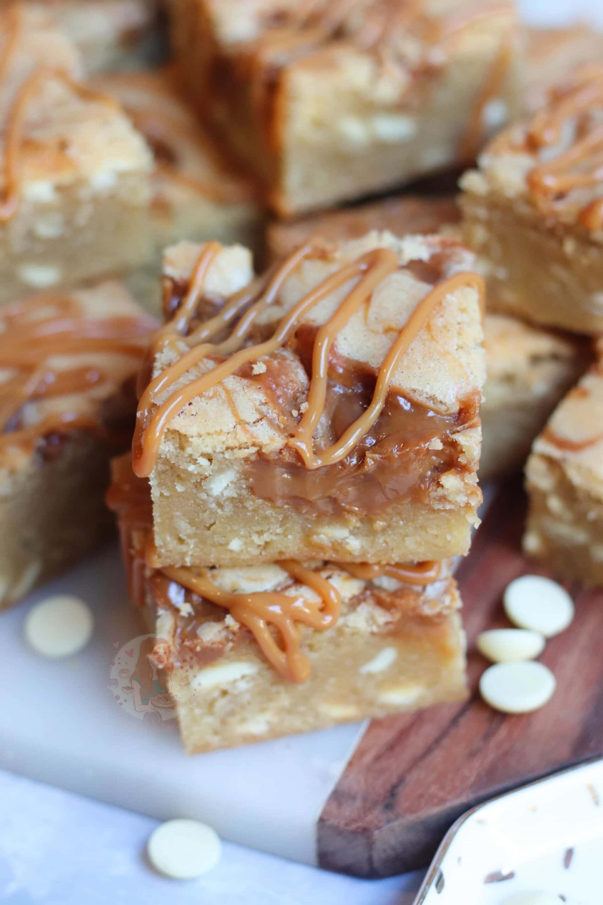 White Chocolate & Caramel Blondies! Jane's Patisserie