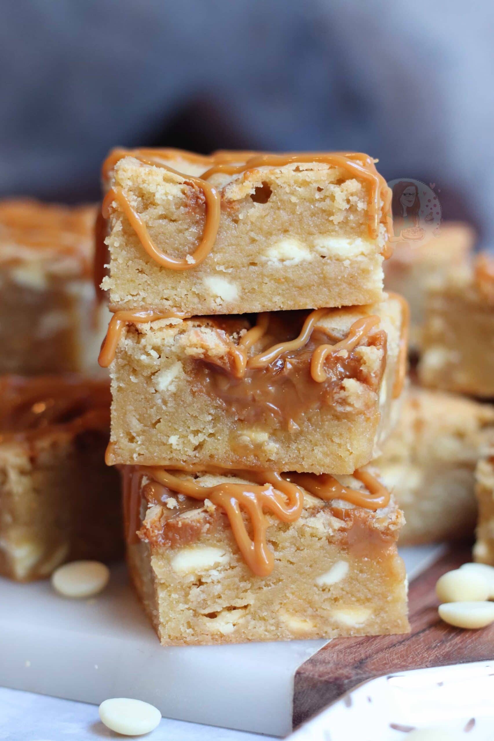 White Chocolate & Caramel Blondies! Jane's Patisserie