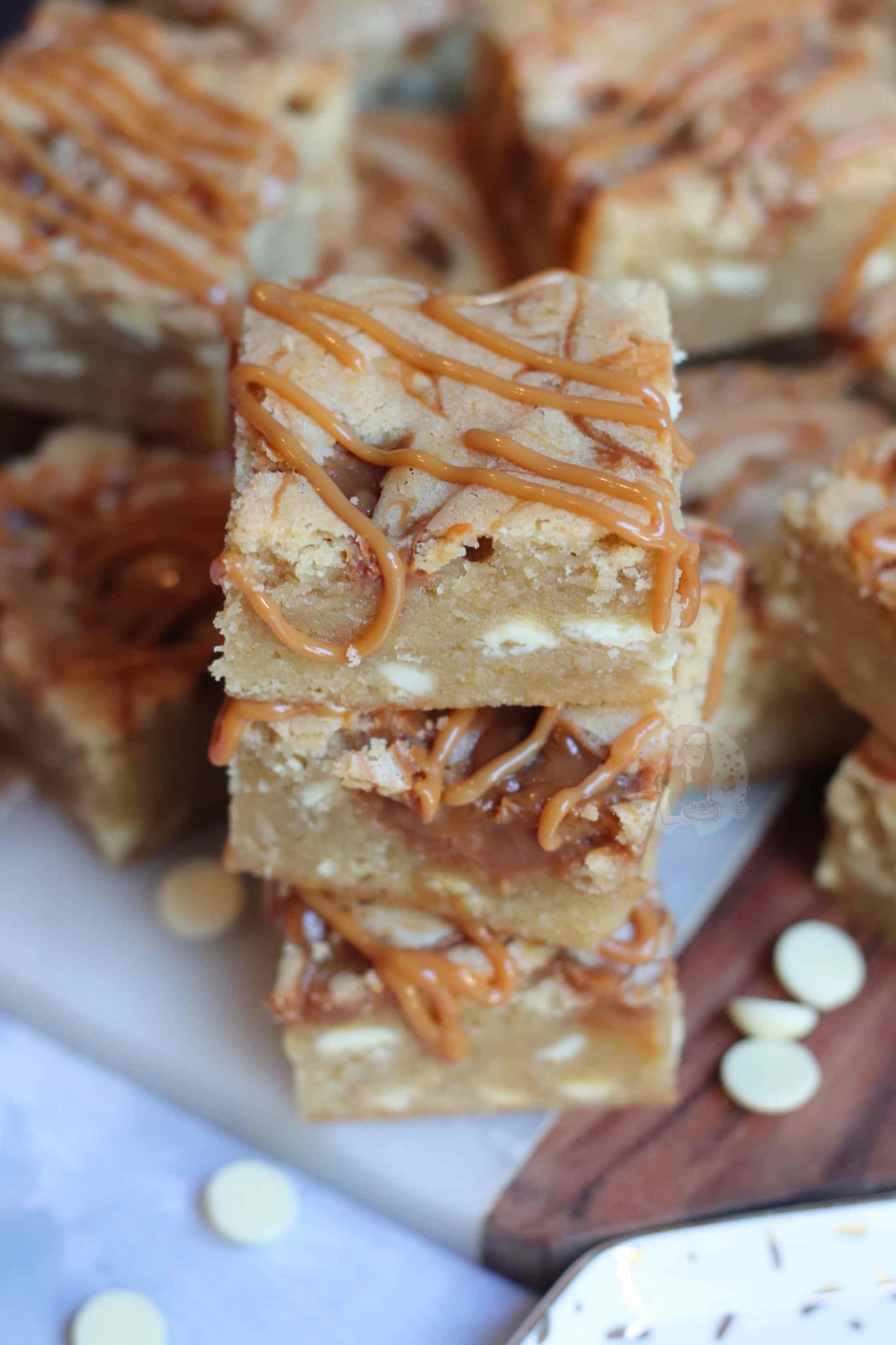White Chocolate & Caramel Blondies! Jane's Patisserie