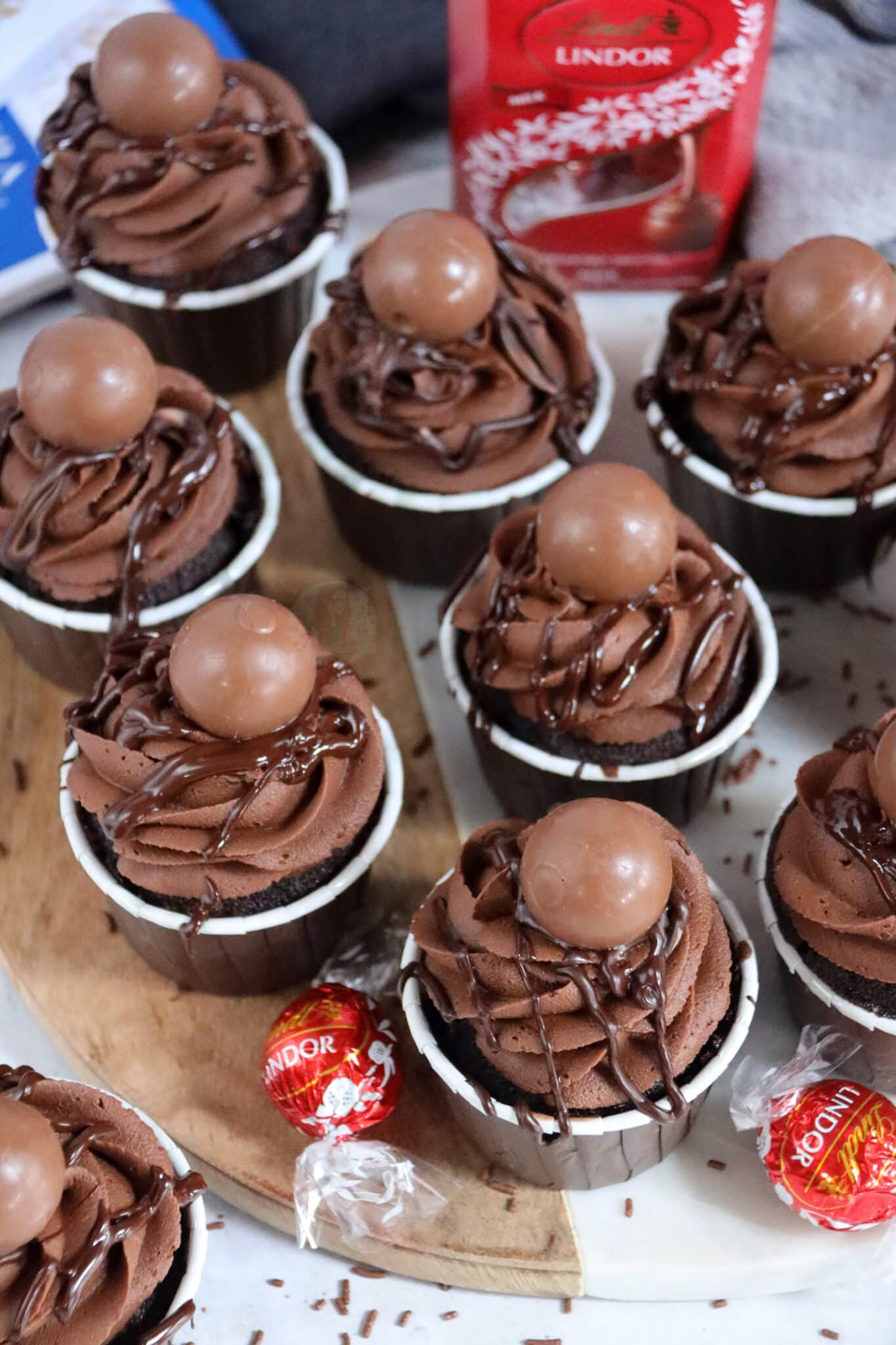 Lindt Chocolate Cupcakes! Jane's Patisserie