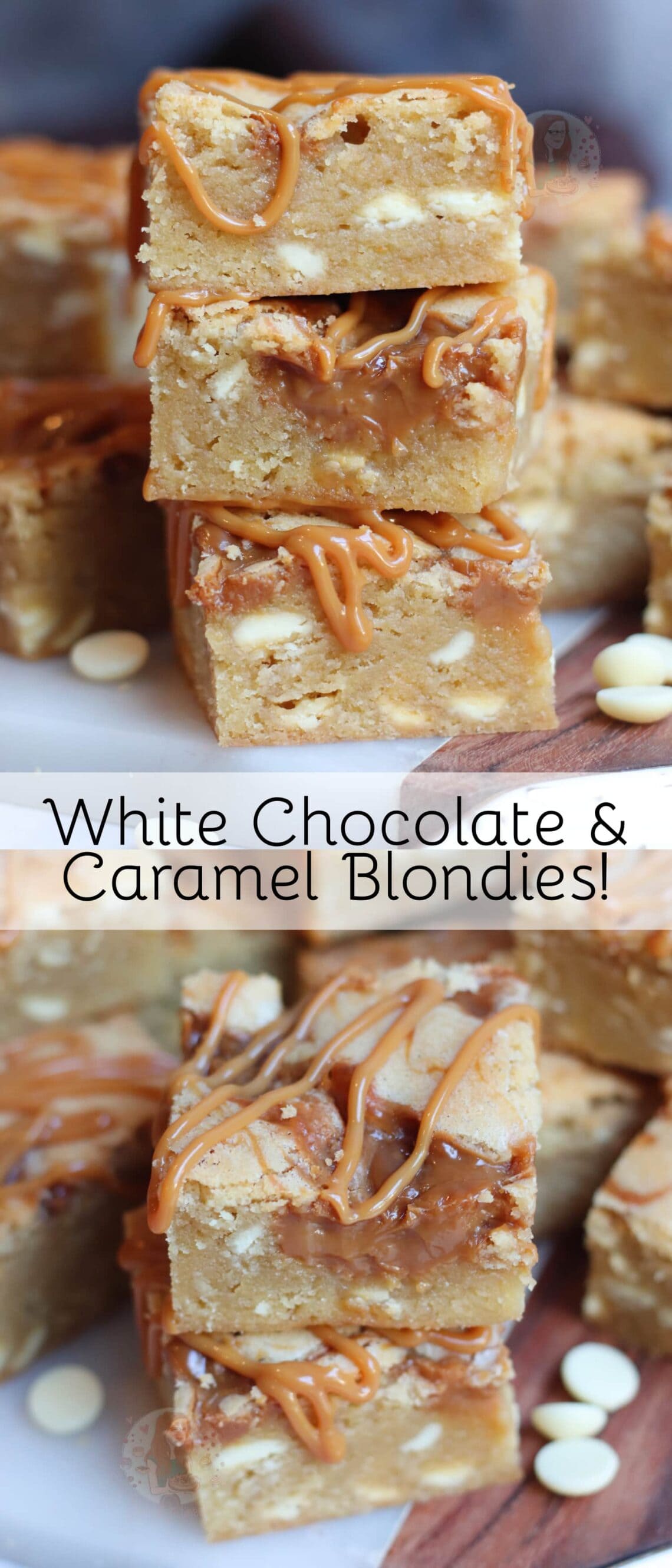 White Chocolate & Caramel Blondies! Jane's Patisserie