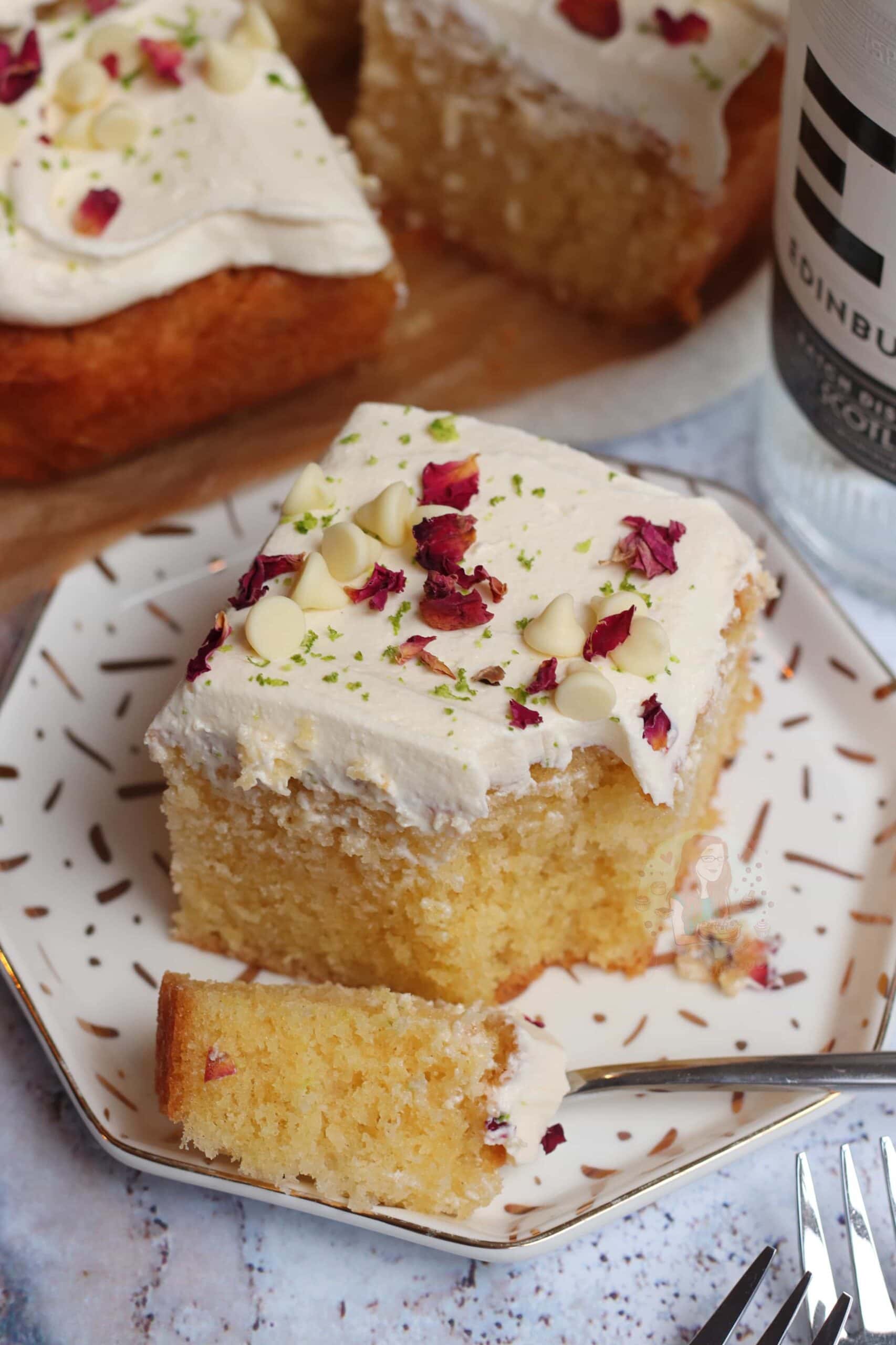 Gin and Tonic Traybake! Jane's Patisserie