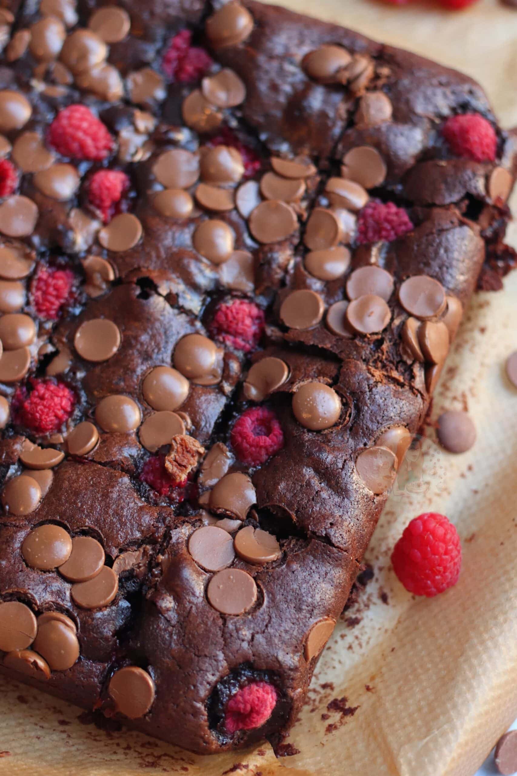 Round Raspberry Brownie Raspberry Brownies! - Jane's Patisserie