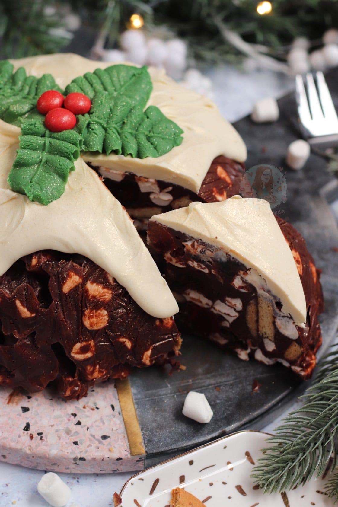 Rocky Road Christmas Pudding! Jane's Patisserie