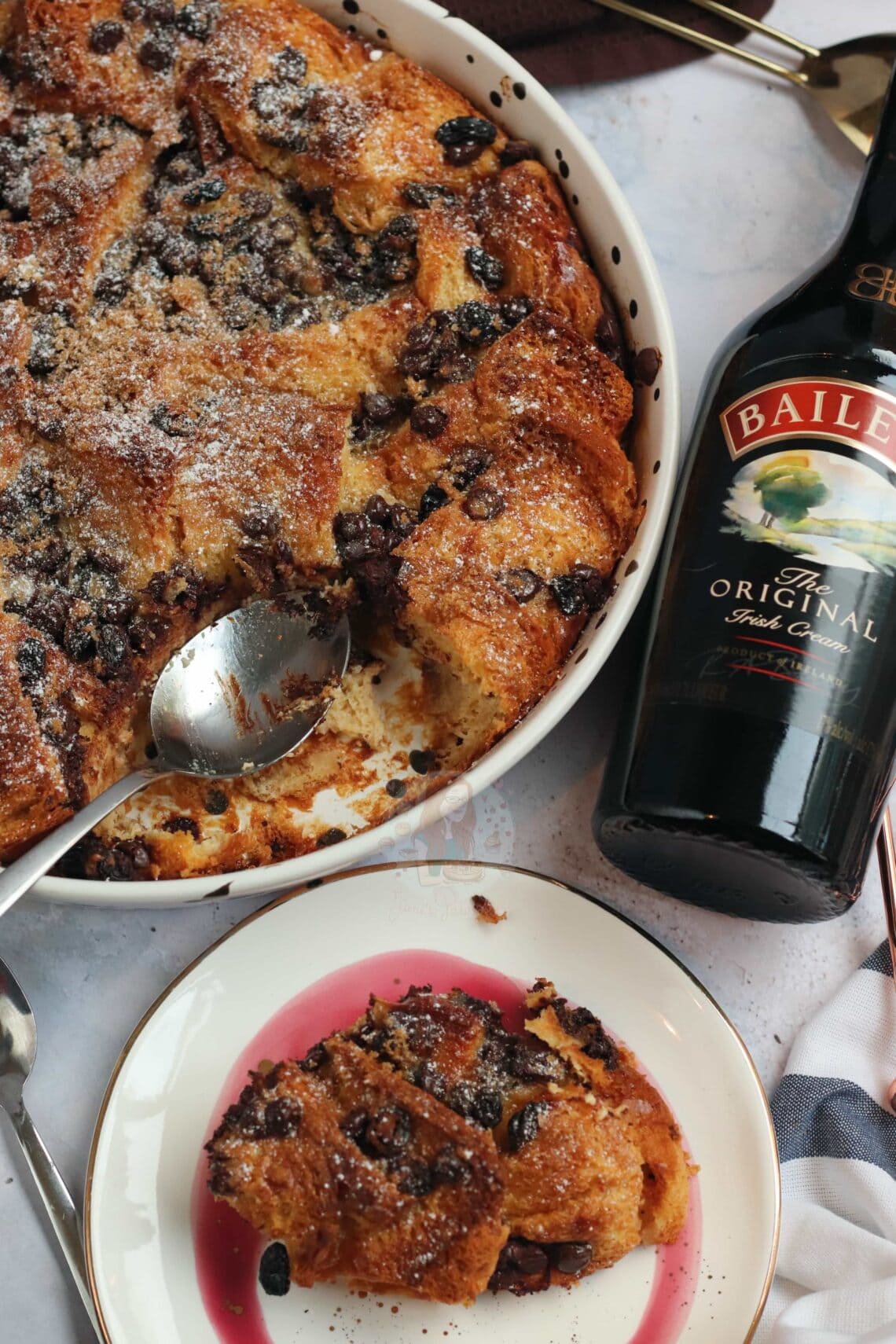 Baileys Bread & Butter Pudding! Jane's Patisserie