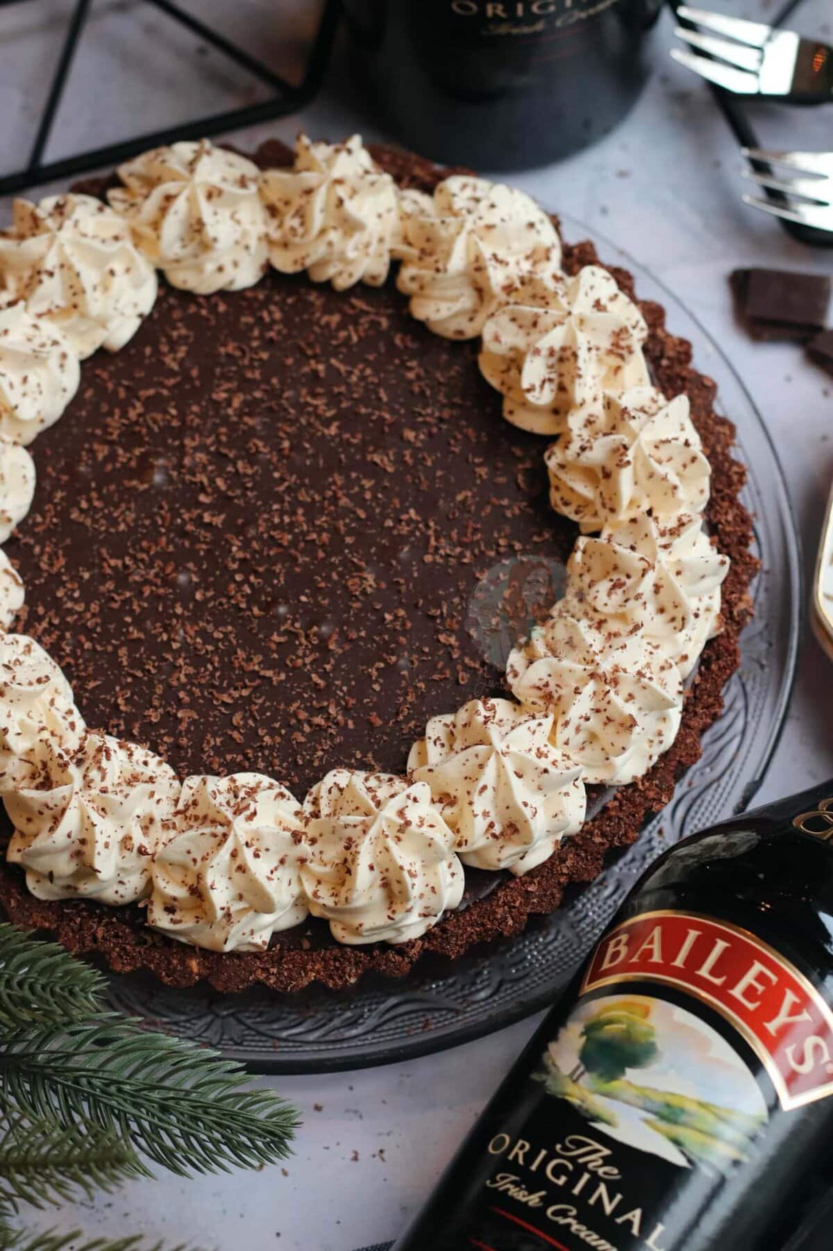 Baileys Chocolate Tart