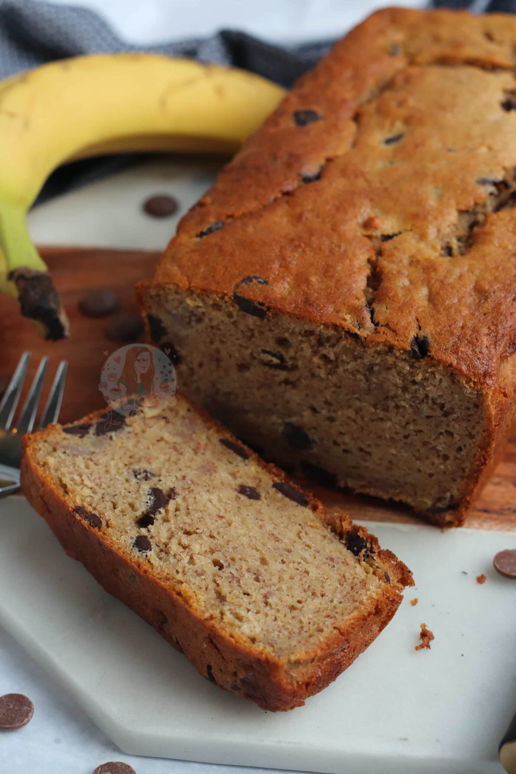 Chocolate Chip Banana Bread! Jane's Patisserie