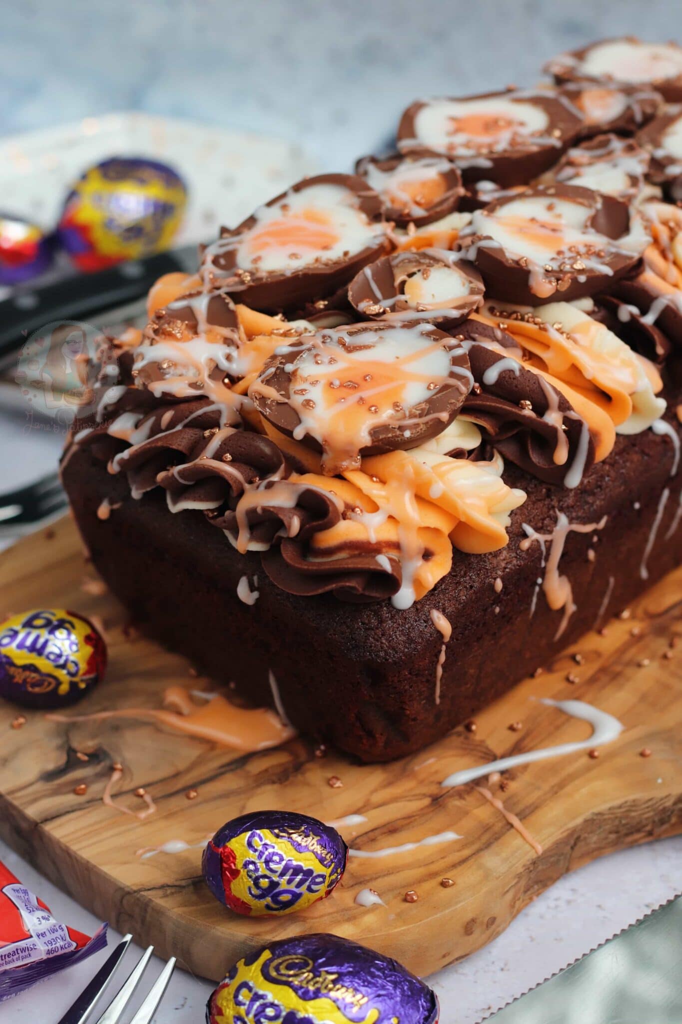 Creme Egg Loaf Cake! Jane's Patisserie