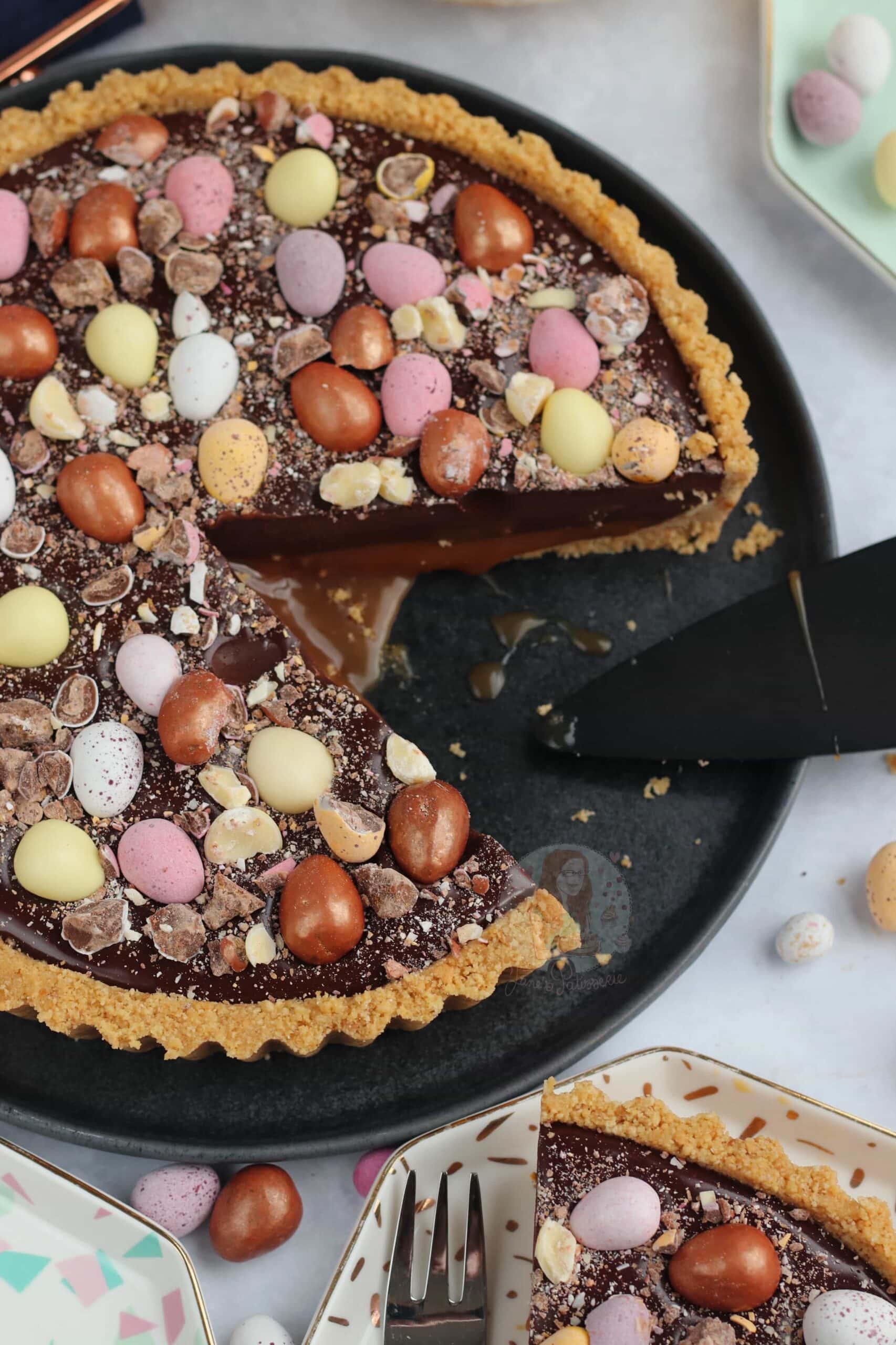 Salted Caramel Easter Tart! Jane's Patisserie