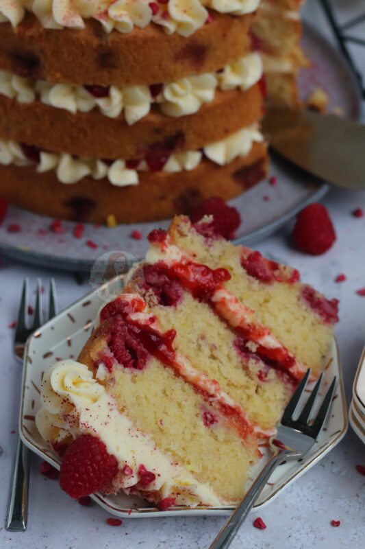 Lemon and Raspberry Cake! Jane's Patisserie