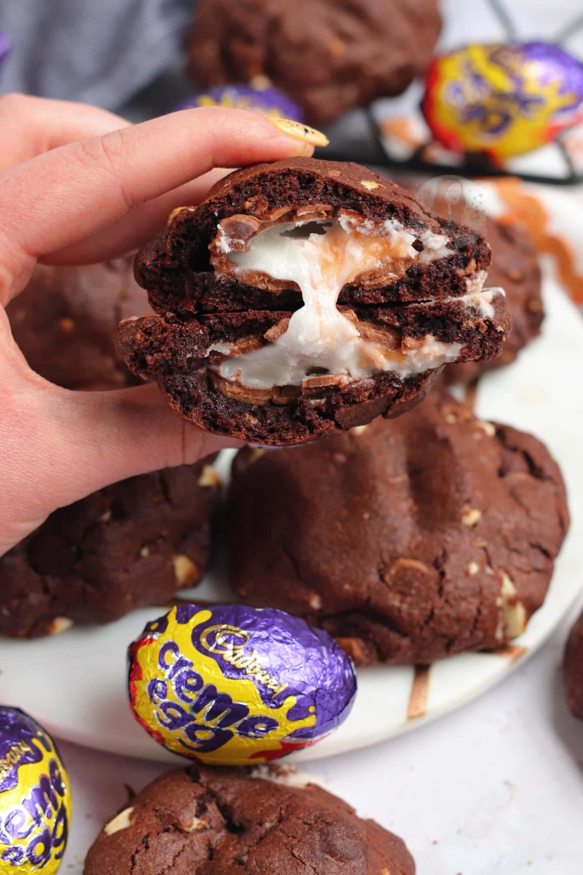 Creme Egg Stuffed Cookies! Jane's Patisserie