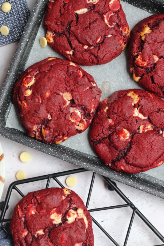 Red velvet cookies recipe