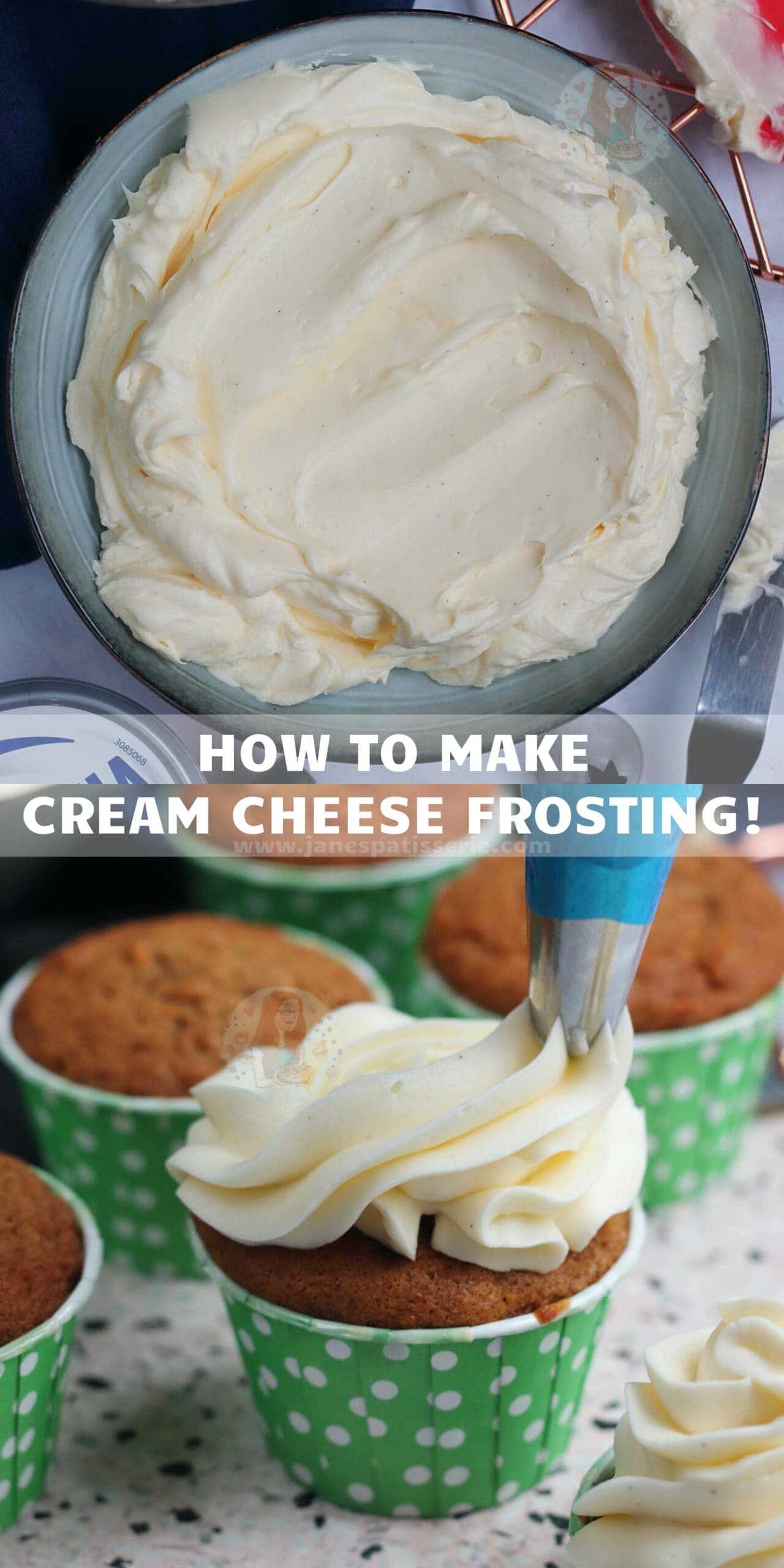 How to Make Cream Cheese Frosting Back to Basics! Jane's Patisserie