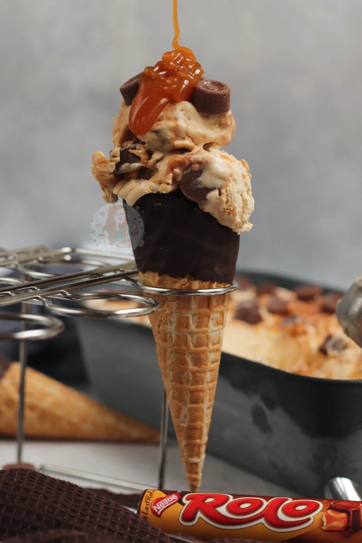 Baking Rolo Rolo Ice Cream! - Jane's Patisserie