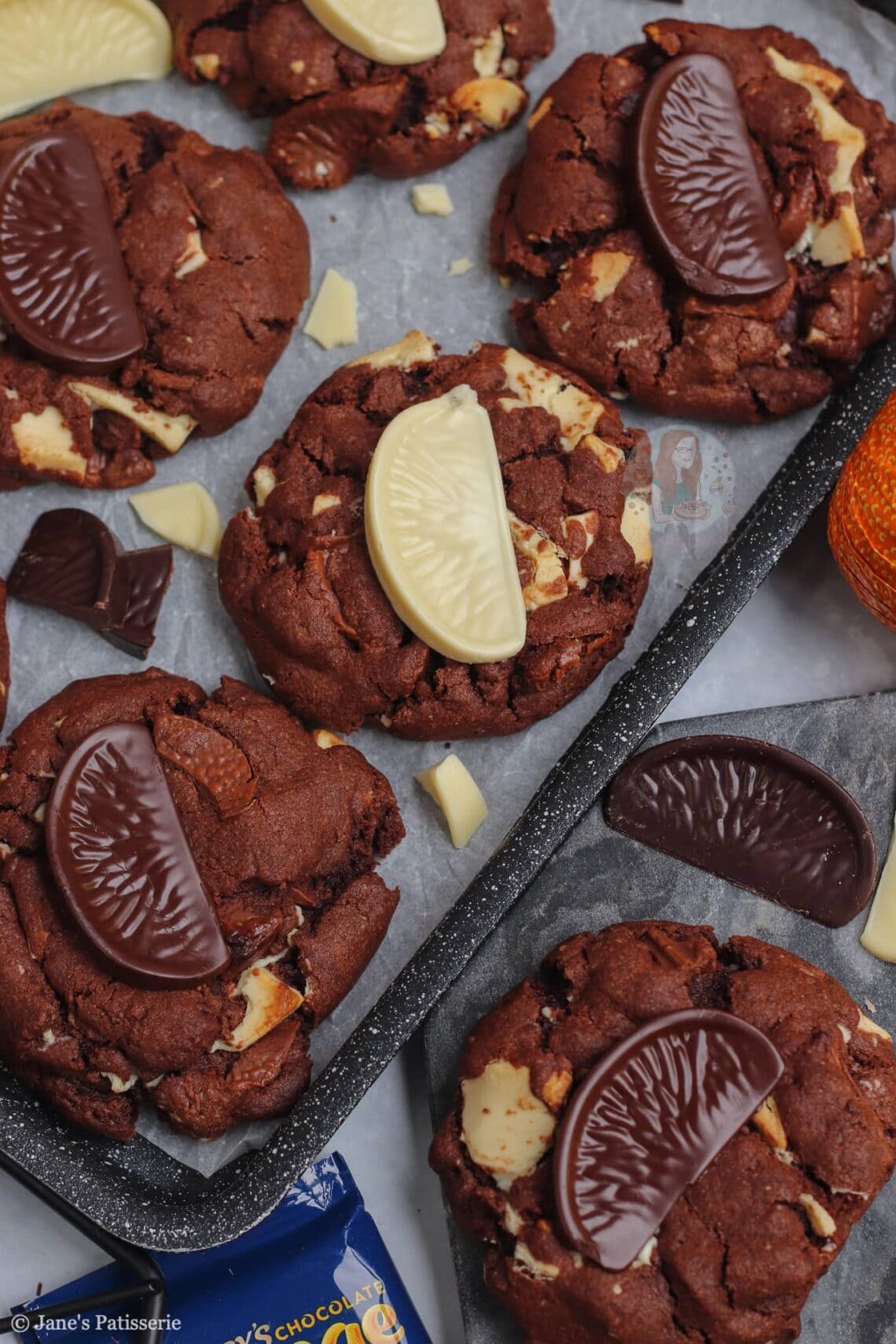 Chocolate Orange NYC Cookies! Jane's Patisserie