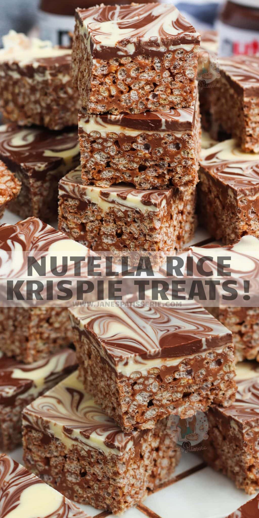 Nutella Rice Krispie Treats! Jane's Patisserie