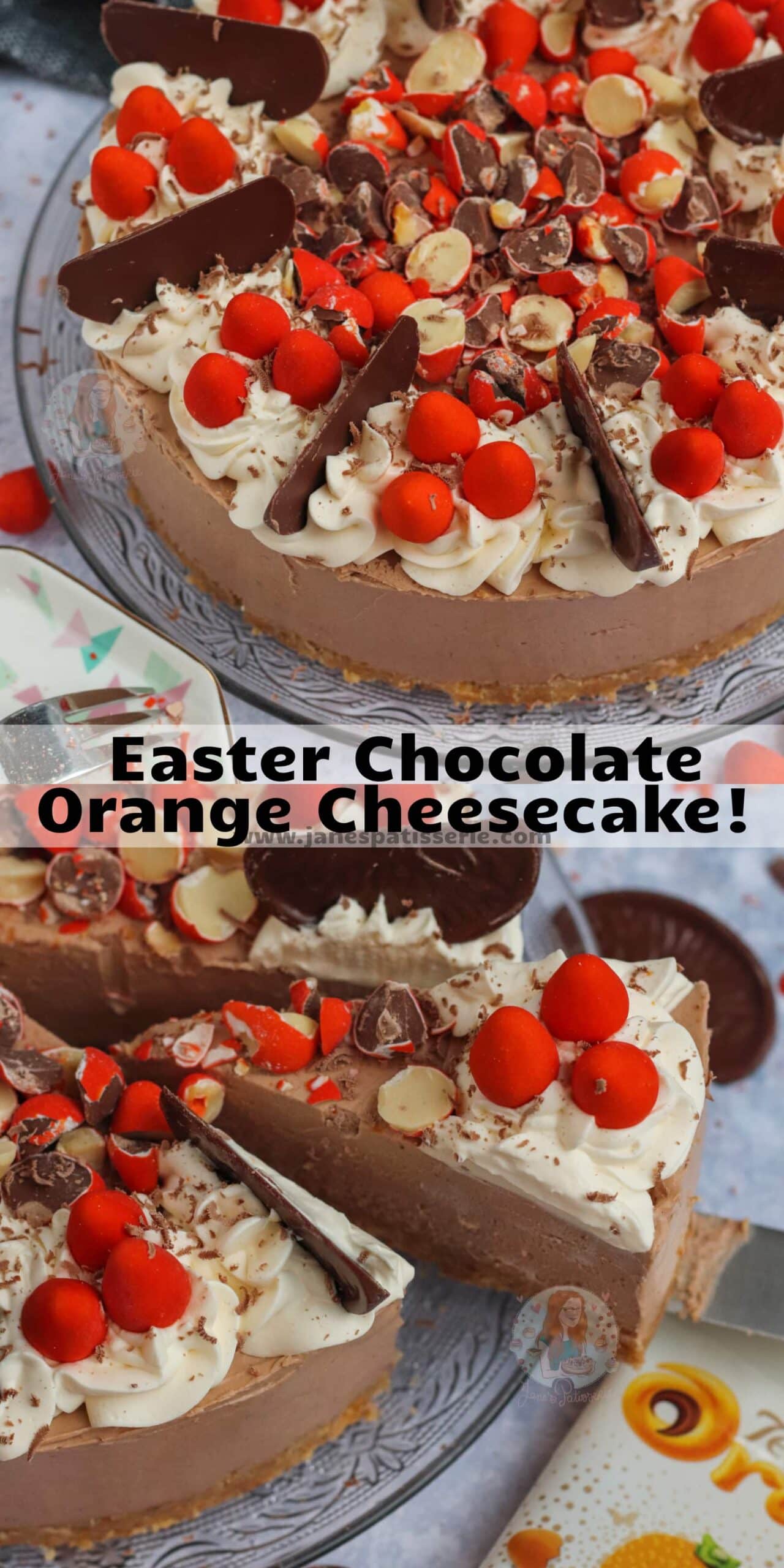 Easter Chocolate Orange Cheesecake! Jane's Patisserie