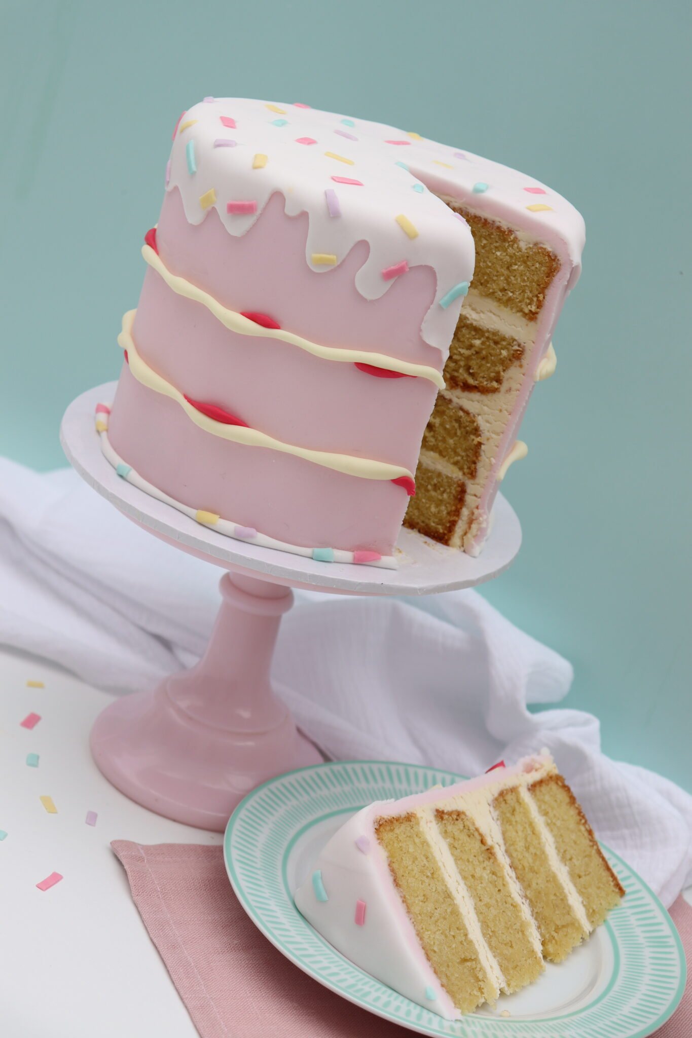 Sprinkle Celebration Cake! Jane's Patisserie