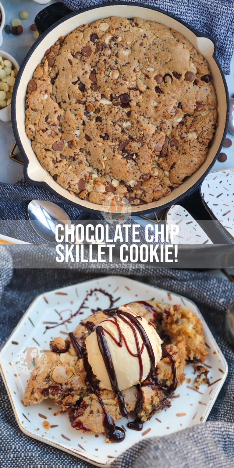 Chocolate Chip Skillet Cookie! Jane's Patisserie