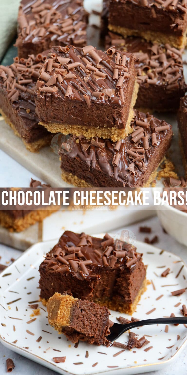 Chocolate Cheesecake Bars! Jane's Patisserie