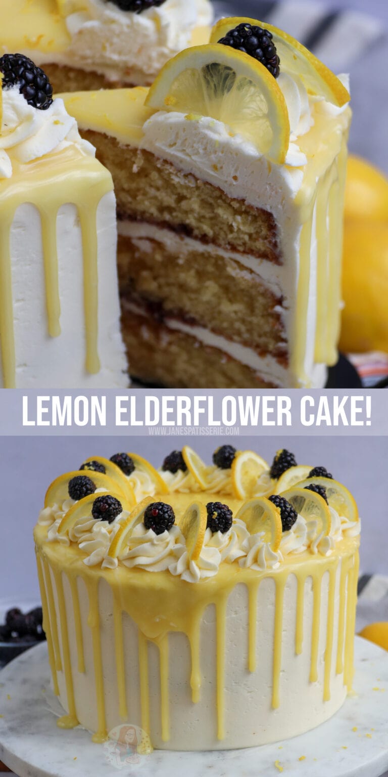 Lemon Elderflower Cake! Jane's Patisserie