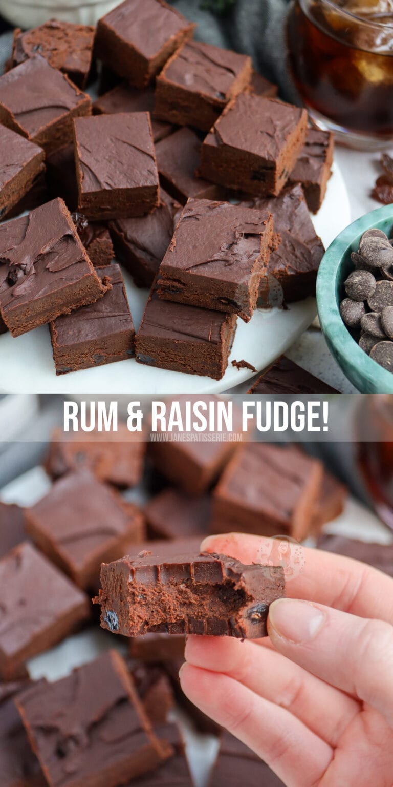 Rum & Raisin Fudge! Jane's Patisserie
