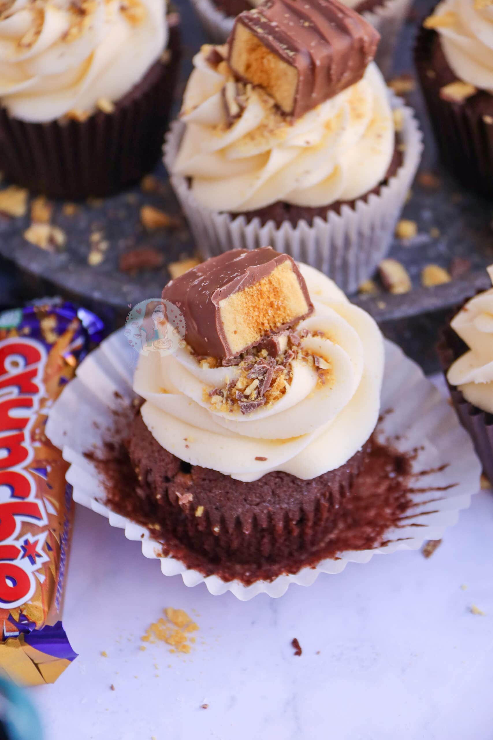 Crunchie Cupcakes! Jane's Patisserie