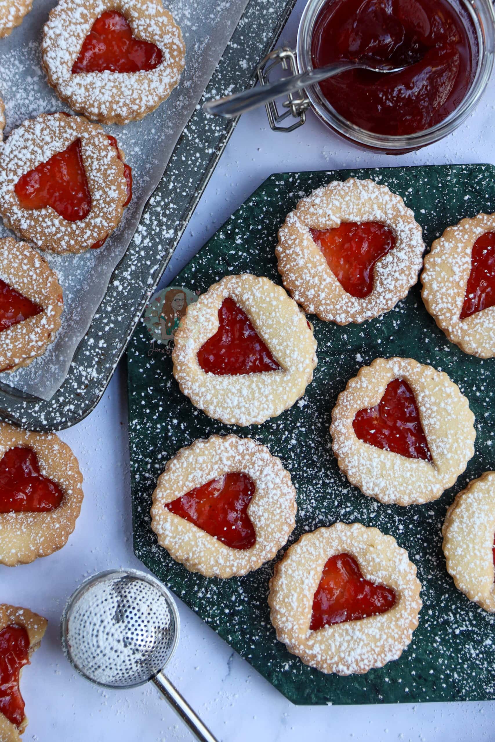 Homemade Jammie Dodgers!