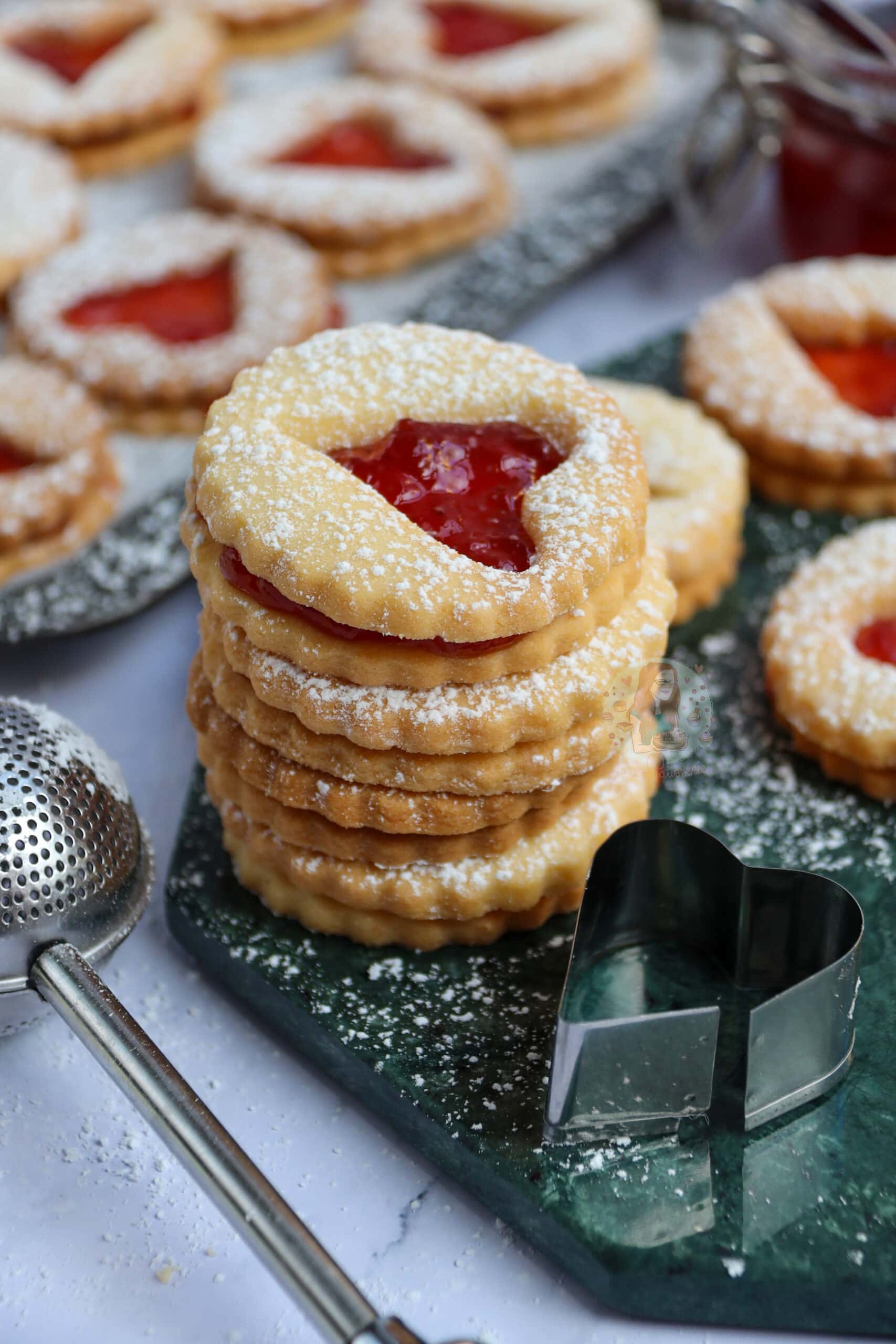 Homemade Jammie Dodgers! Jane's Patisserie