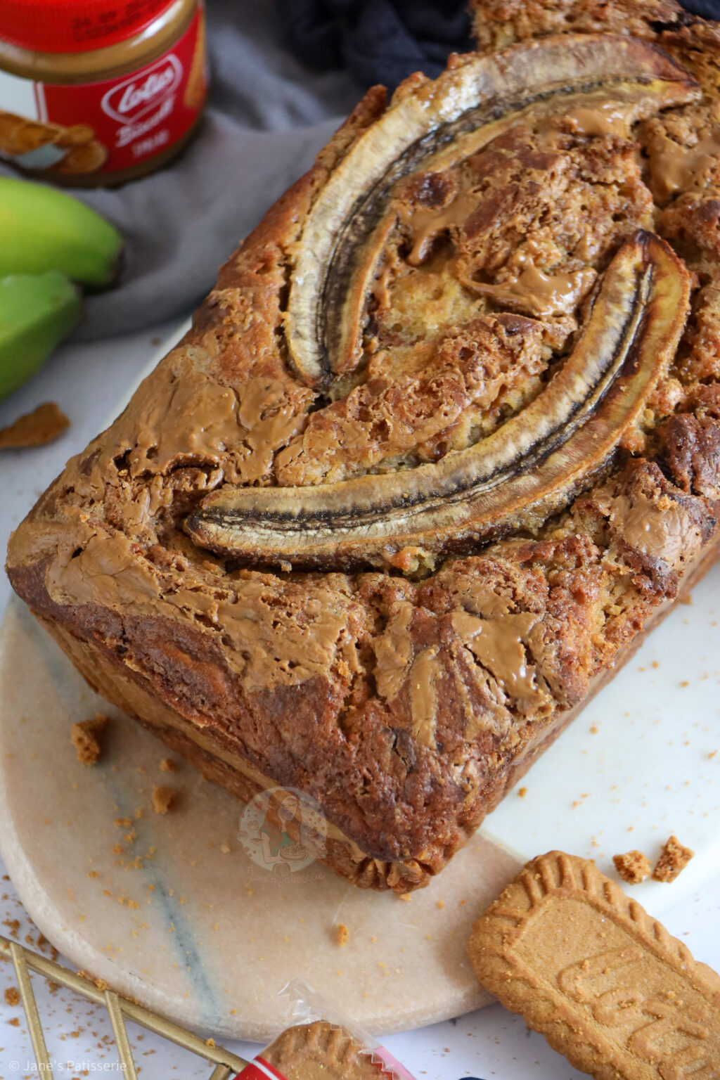Biscoff Banana Bread! Jane's Patisserie