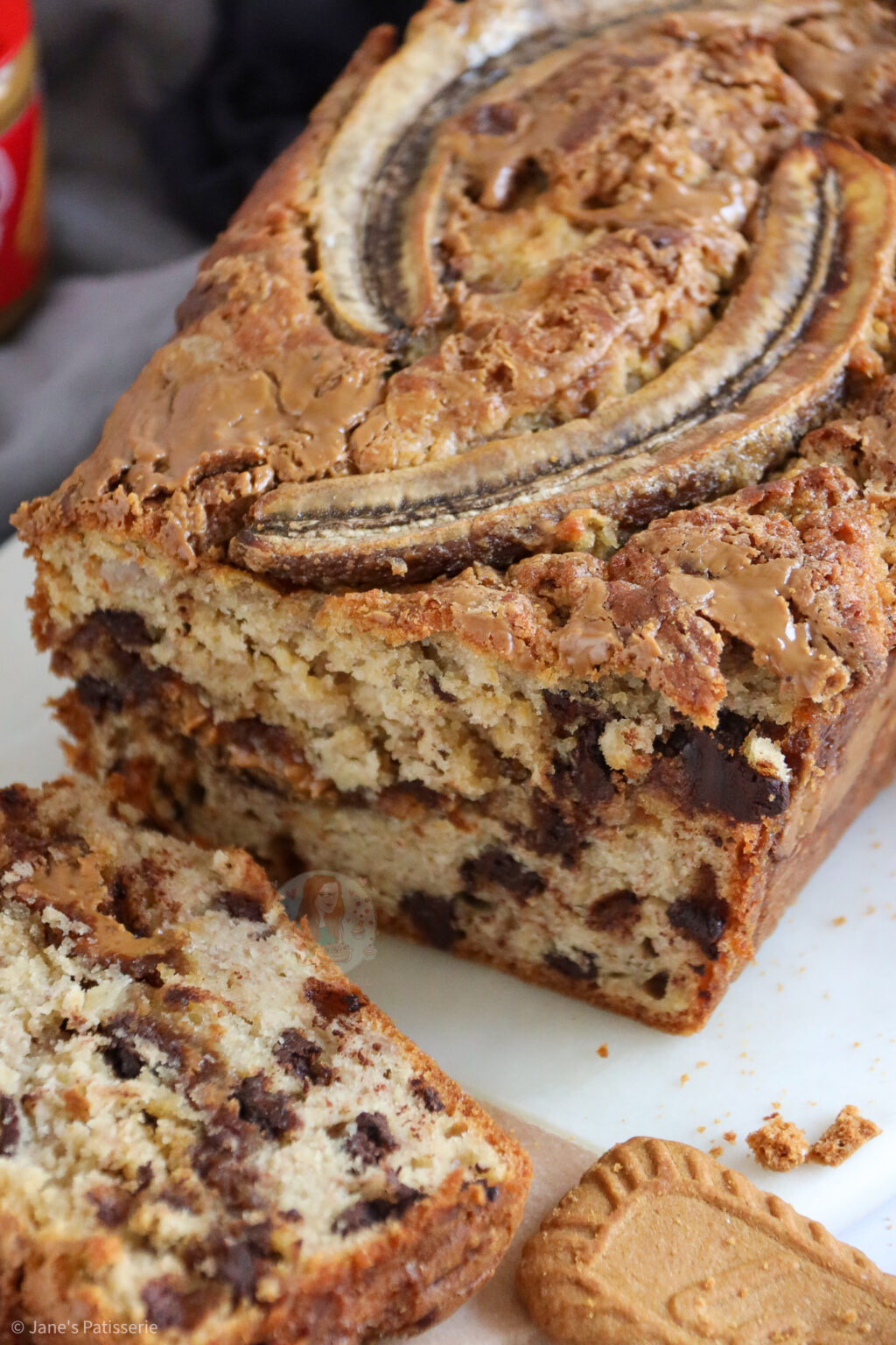 Biscoff Banana Bread! Jane's Patisserie