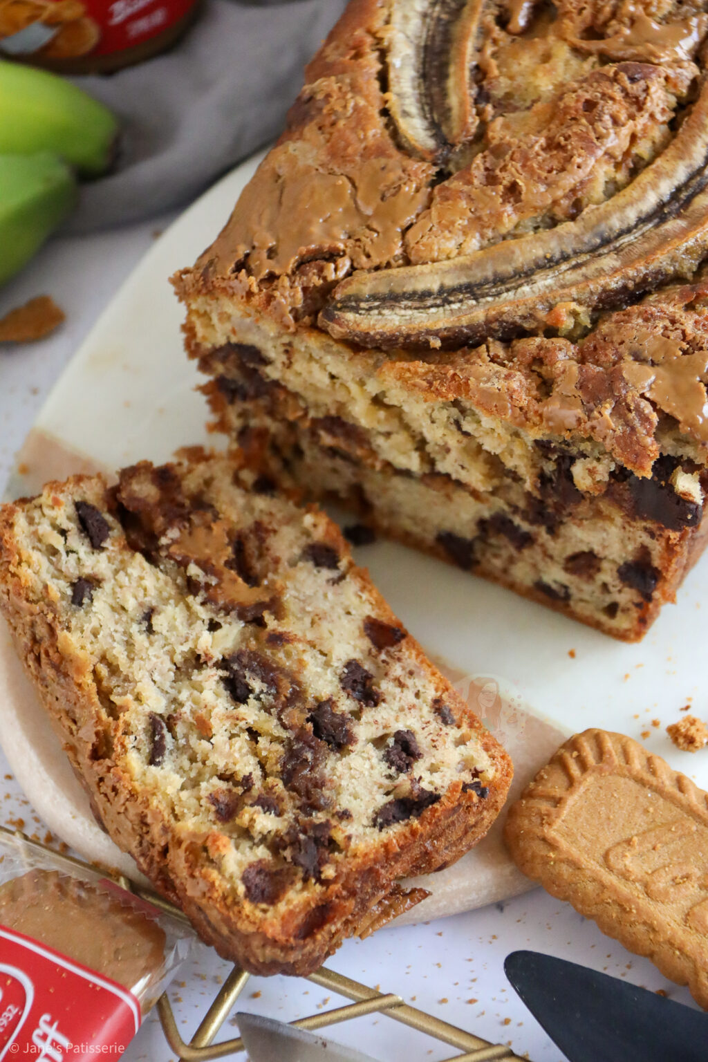 Biscoff Banana Bread! Jane's Patisserie