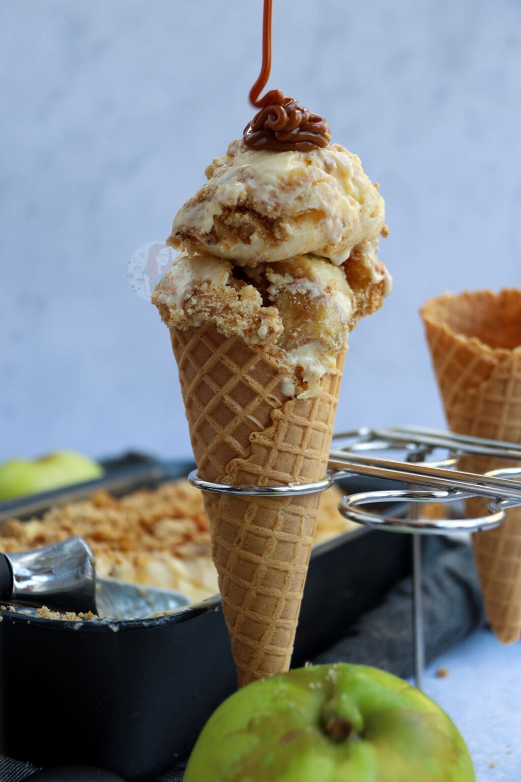 Apple Crumble Ice Cream! Jane's Patisserie