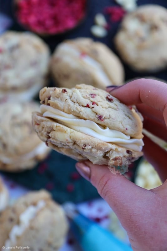 Raspberry Cheesecake Cookies! Jane's Patisserie
