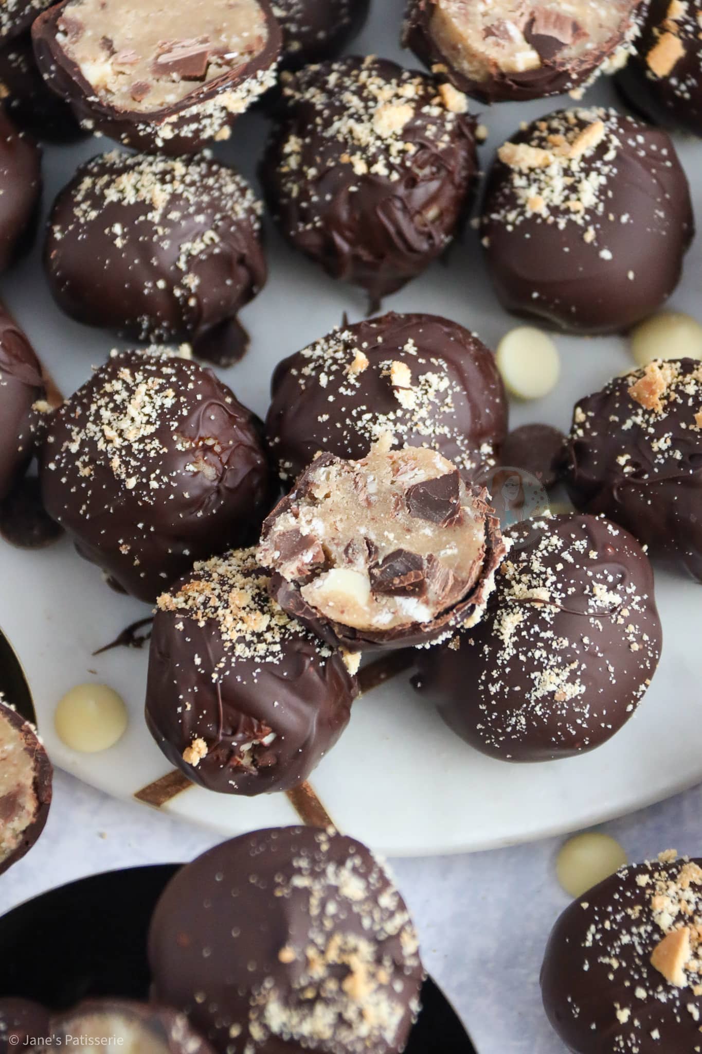 Cookie Dough Truffles! Jane's Patisserie