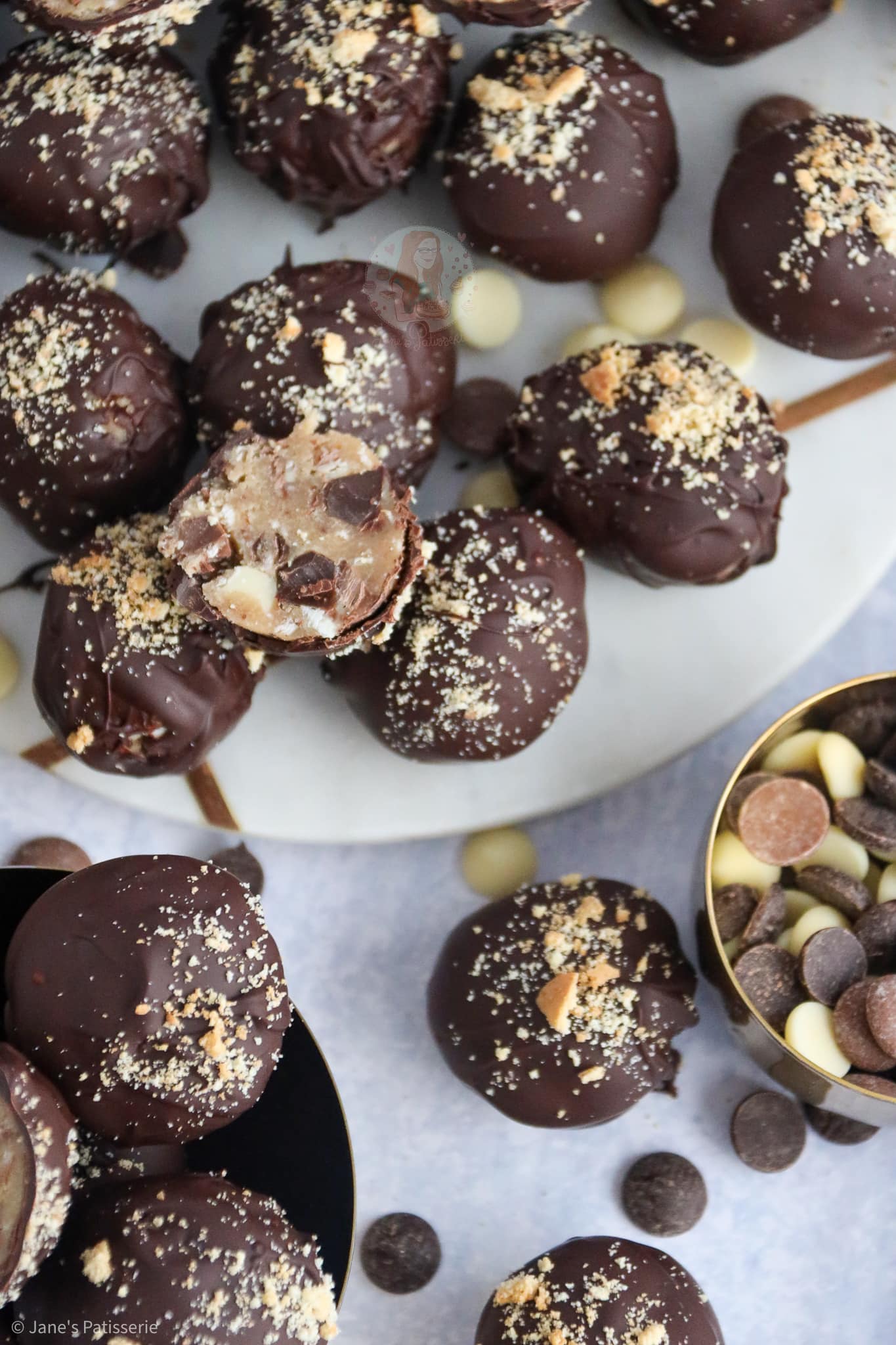 Cookie Dough Truffles! Jane's Patisserie