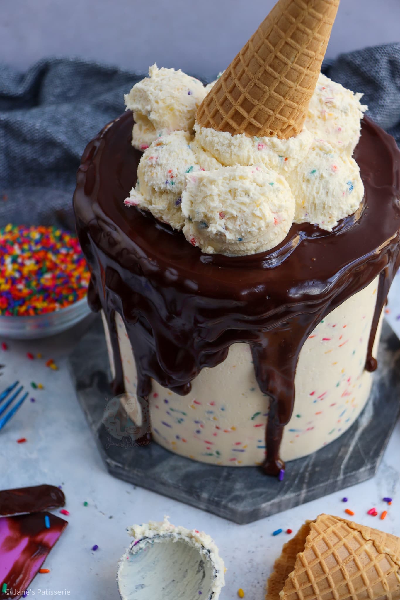 Melted Ice Cream Cake! Jane's Patisserie