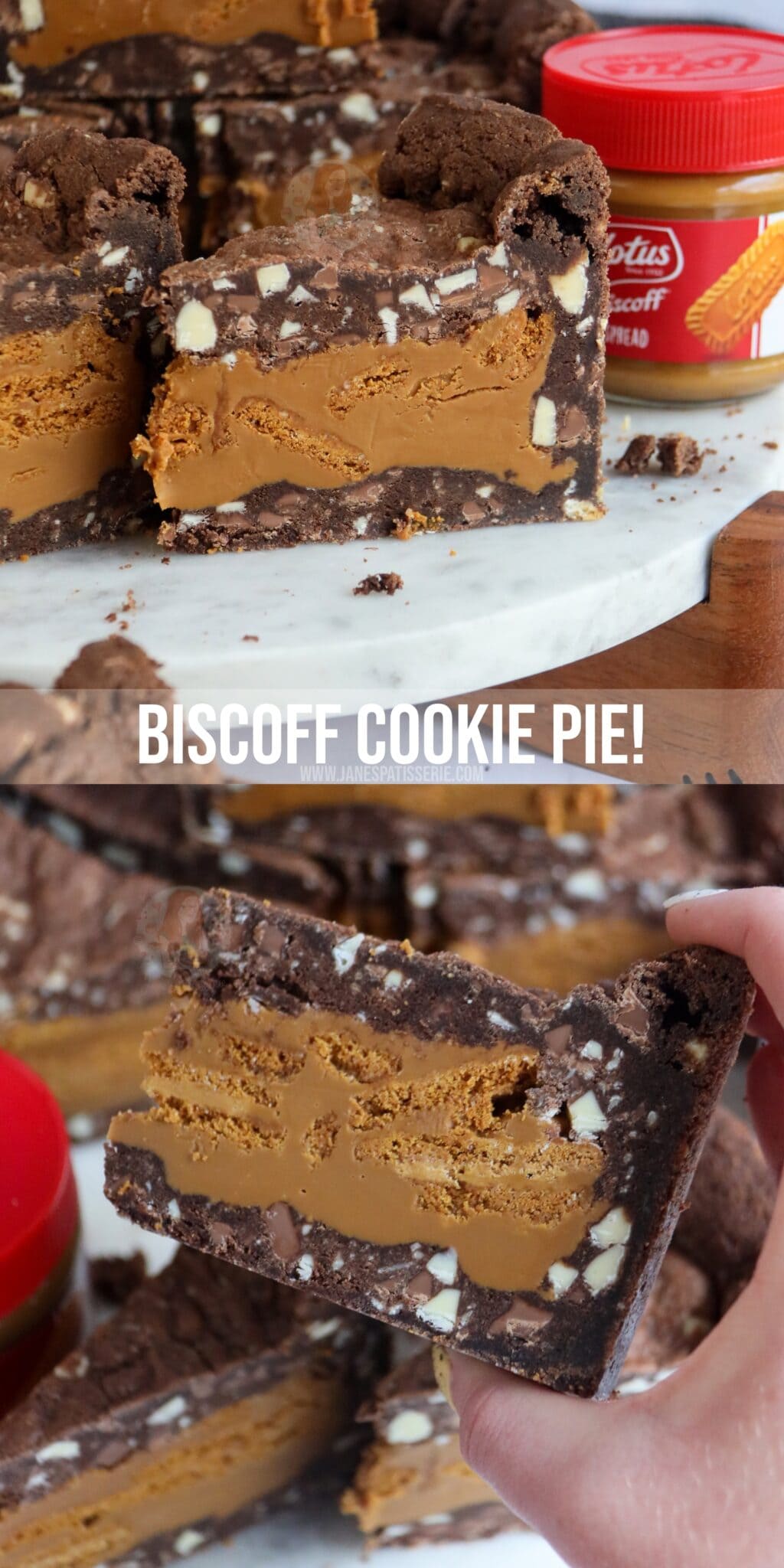 Biscoff Cookie Pie! Jane's Patisserie