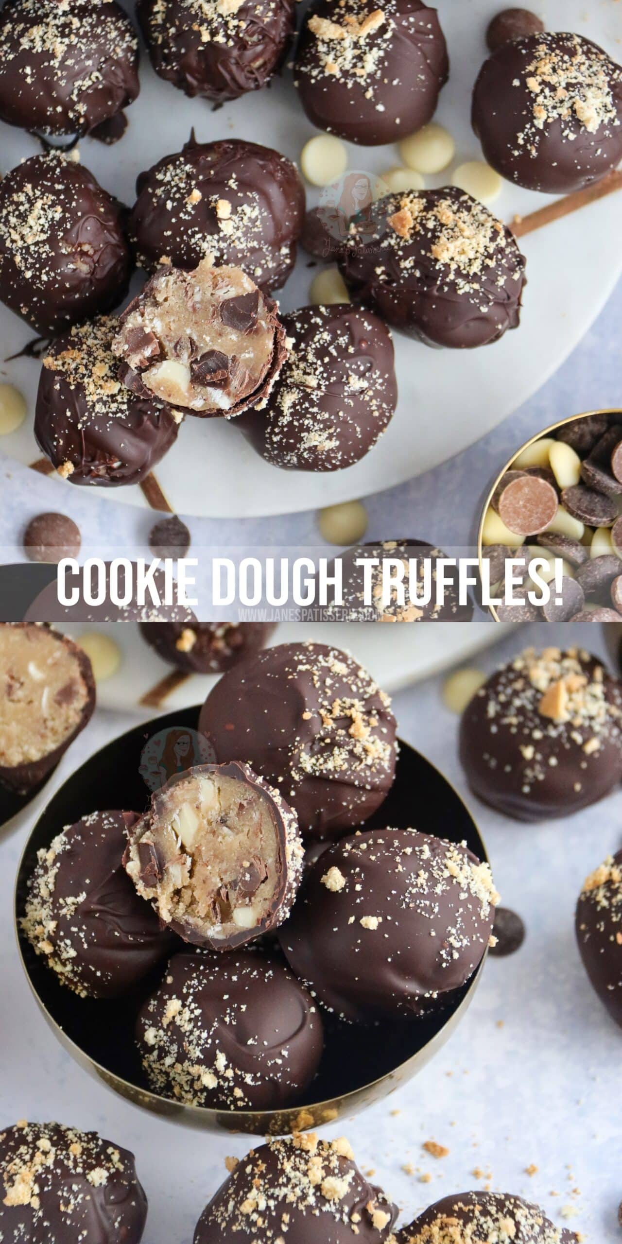 Cookie Dough Truffles! Jane's Patisserie