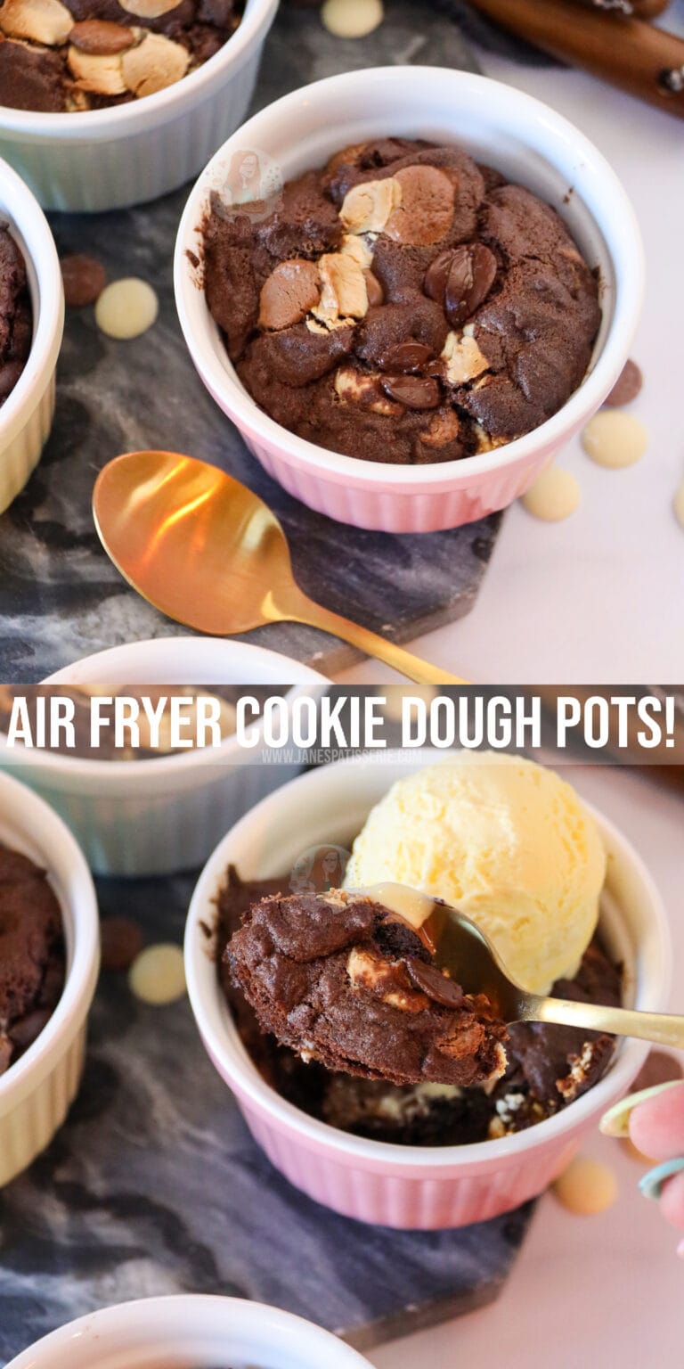 Air Fryer Cookie Dough Pots! Jane's Patisserie
