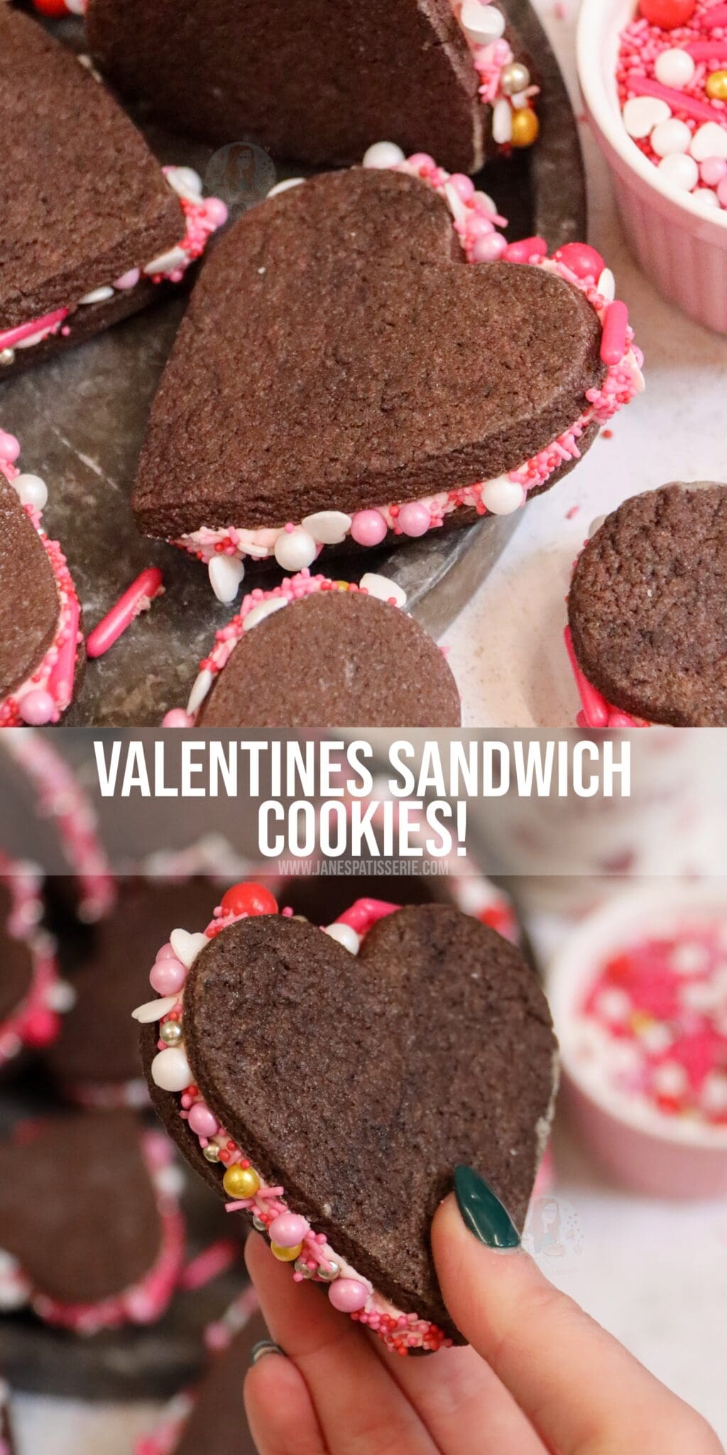 Valentines Sandwich Cookies! Jane's Patisserie