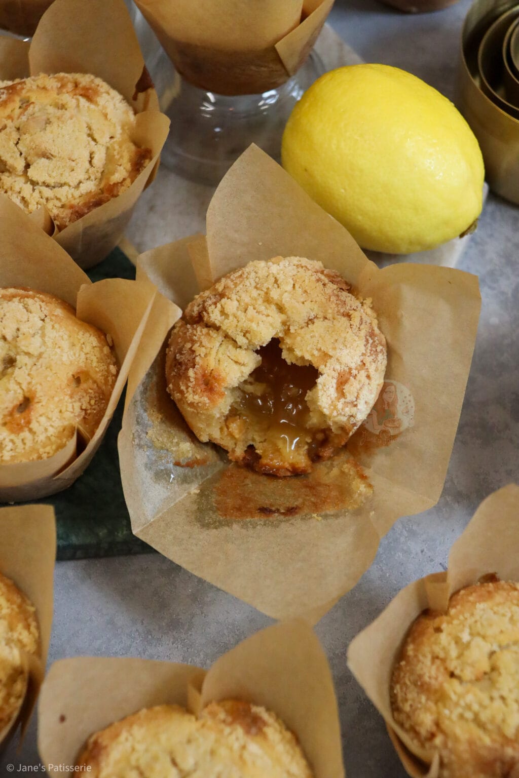 Lemon Curd Muffins! - Jane&amp;#39;s Patisserie