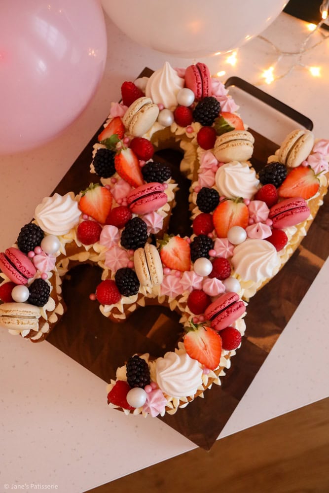 My 32nd Birthday Cake A Number Cake Jane s Patisserie