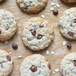A selection of Chocolate Oat Cookies