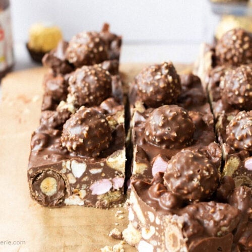 A selection of Nutella Rocky Road