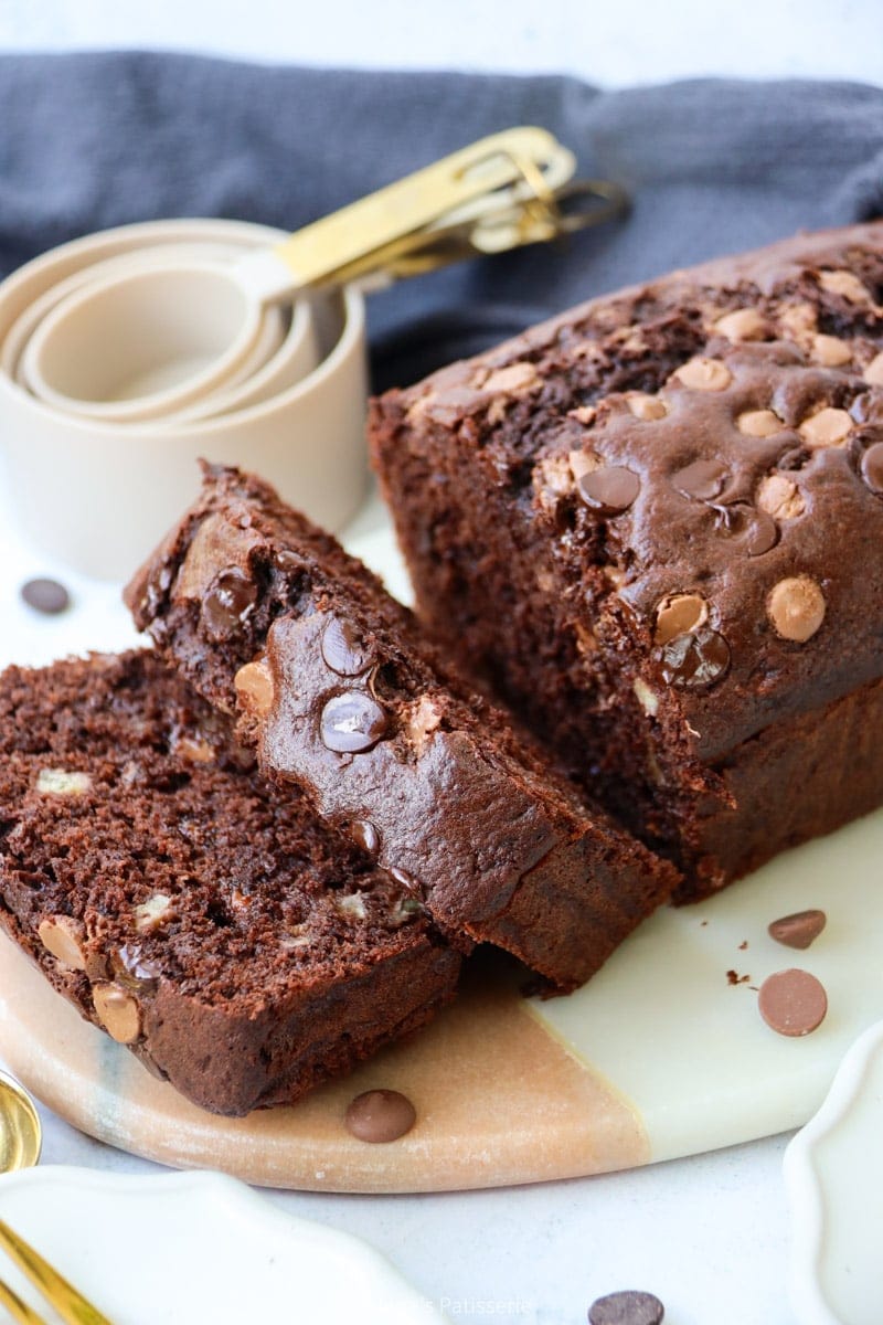 Double chocolate banana bread recipe