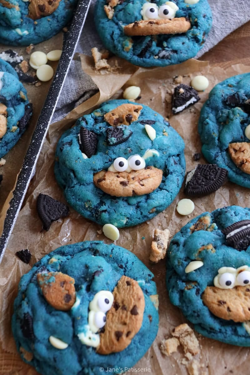 Cookie Monster Cookie Recipe | Jane's Patisserie