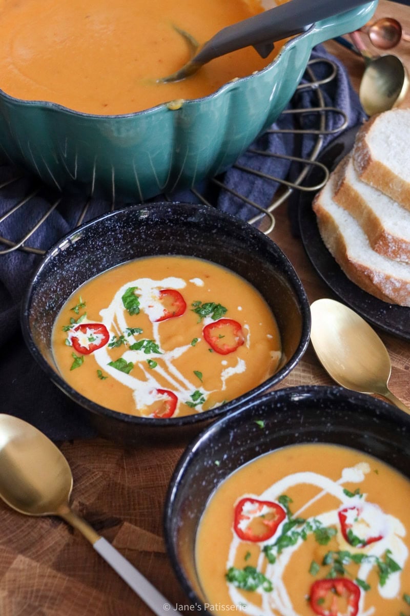 Sweet Potato Coconut Chilli Soup Recipe